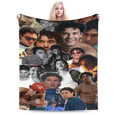 Garrett Graham Coperte di Flanella Fuori dal Campus Coperta Calda Invernale per Camera da Letto di Bambino Copriletto Novità Copriletto per Divano Letto