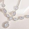 Sexy Water Drop Headgear Bohemian Fashion Shiny Rhinestone Forehead Chain Bohemian Bride Hair Chain Women