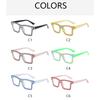 Anti-blue Light Glasses Retro Fashion Square Eyewear Women Luxury Eyeglasses Blue Light Blocking Man Lady Computer Eyeglas