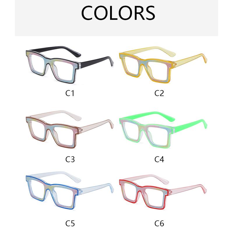 Anti-blue Light Glasses Retro Fashion Square Eyewear Women Luxury Eyeglasses Blue Light Blocking Man Lady Computer Eyeglas