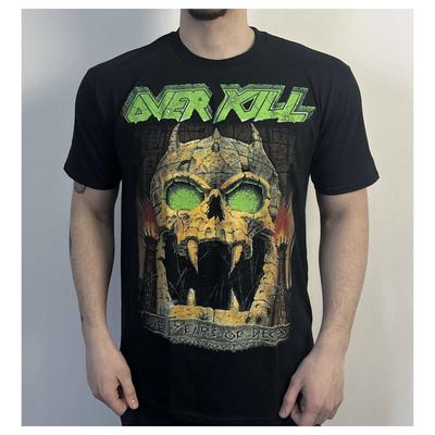Camiseta rara Overkill The Years of Decay negra básica Unisex S-5XL Camiseta Unisex
