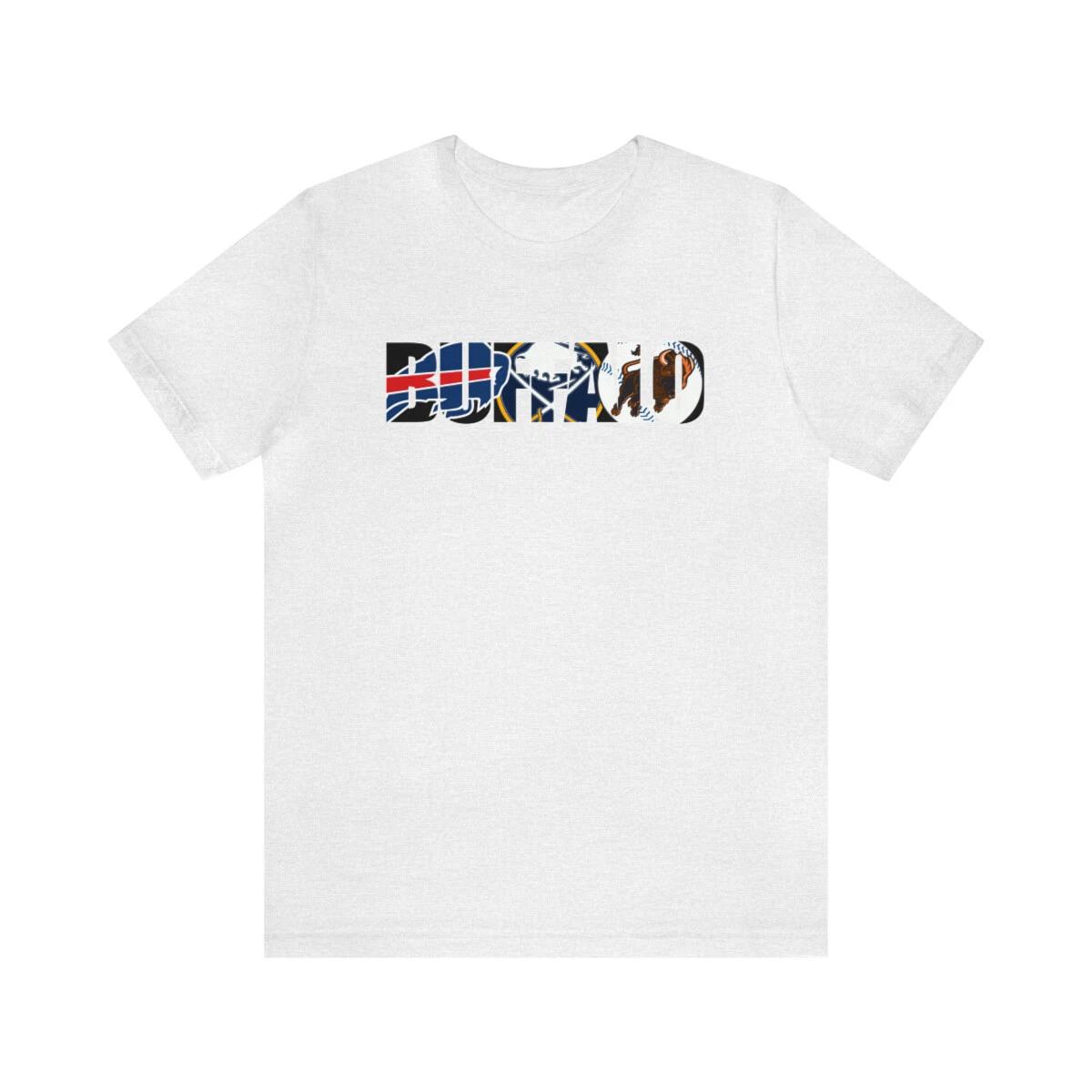 Men s and Women s T-shirts Buffalo sports teams mash up XXL