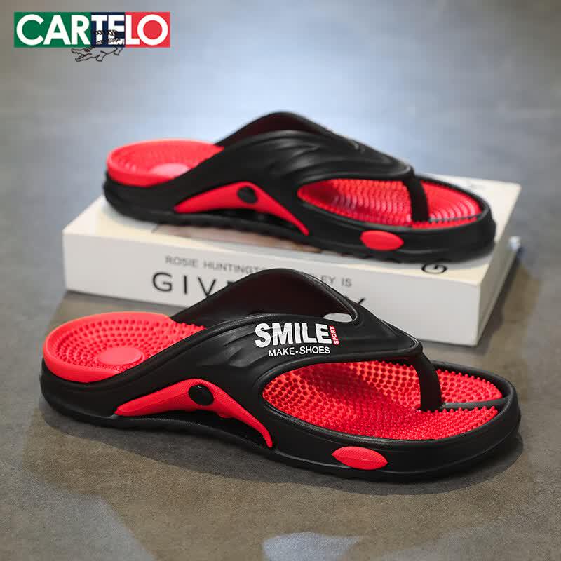 Cartelo Men s Casual Beach Flip-Flops 42