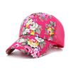Flower Cloth Baseball Cap Tourism Leisure Cap Women's Spring and Summer Ethnic Style Duck Tongue Cap Floral Elements