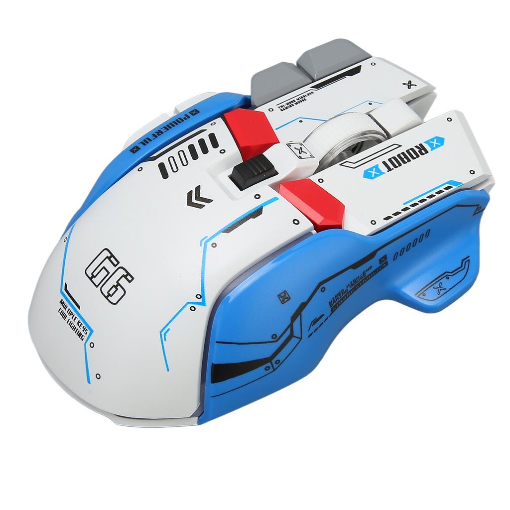 Gaming Mouse 2.4G Wired Bluetooth 3 Mode 5 Adjustable DPI Game Mouse with 11 RGB Light for Windows for Android for IOS