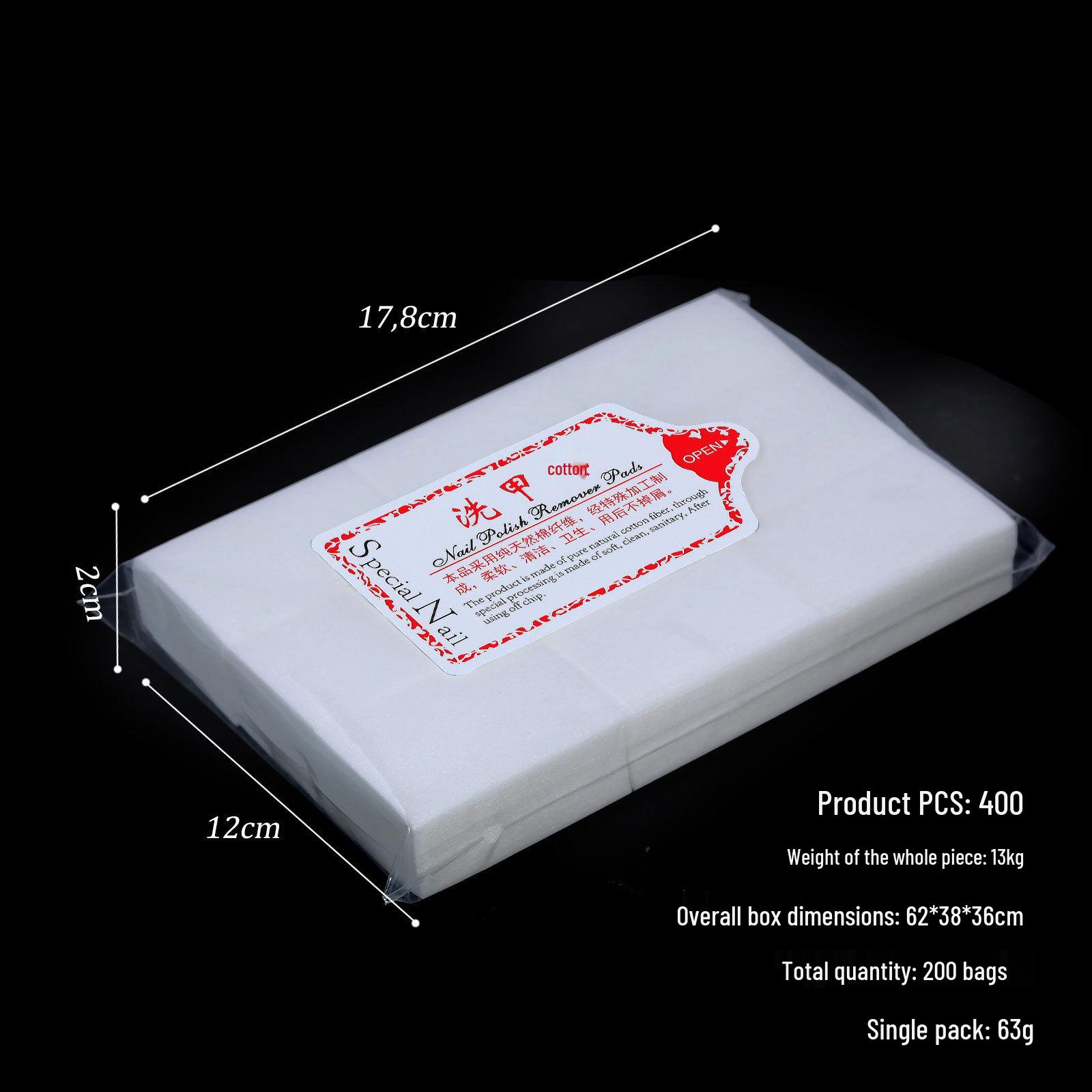 Available: Lint-Free Nail Polish Remover Pads - White Cotton Towels for Nail Art Cleaning, Hard Makeup Removal, Disposable.