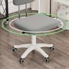 360° Rolling Swivel Computer Chair Home Adjustable Height Elevating Chair Armless Office Chair Low Back with Wheels Furniture