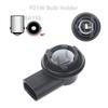 Pair 2 Pin Daytime Running Lamp Socket Base 6R0953123A for Headlight Housing Service, Black Bulb Base for P21W 1156 Lamp Assembly Repair
