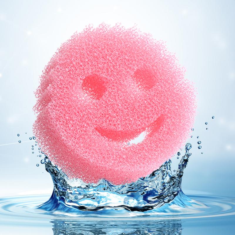 3-10Pcs Cleaning Wipe Dishwashing Sponge Cloth Strong Scouring Pad Kitchen Bathroom Miracle Sponge Stain Odor Resistant Migic Wipe