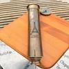 Brass Spyglass Telescope Eiffel Tower Engraving, Leather Case