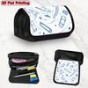 1pc 1pcs Multi-Layer Flip Pencil Case Suitable for Schools, Offices & Travel - Double Layer Zipper Closure Storage Bag with Flip Cover Design, Compact