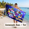 Personalized Beach Towel,Blox Fruits Custom Printed Name Text, Super Absorbent Towel For Beach Vacation