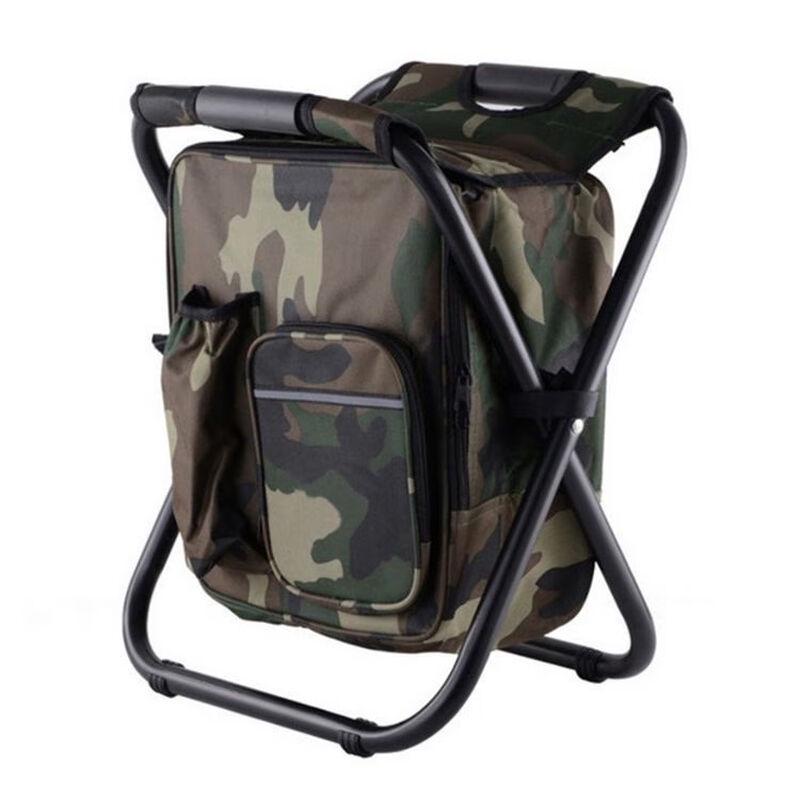 ZISIZ Outdoor Folding Cooler Stool
