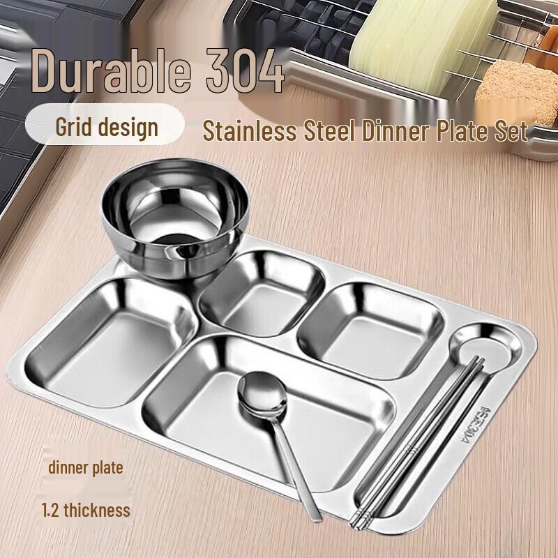 Fou 304 Stainless Steel Dinnerware Set