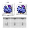 Blue Chicken Stardew Valley Game  Square Pillowcase Cushion Cover Pillow Case Throw Pillow Cover for Home Sofa Living Room
