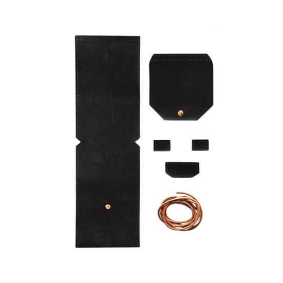 DIY Mobile Phone Bag Faux Leather Phone Pouch Craft Set Unfinished Crossbody Wallet Phone Bag for Daily Travel And Gifts