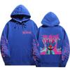Stray Kids Evil Clown Drip Graphic Pullover Hoodie Background Joker‑Style Clown Face Drawstring Hood Oversized Unisex K‑Pop Streetwear Fan Merch