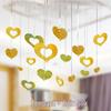 Heart-Shaped Wedding Room Balloon and Tinsel Decoration Set