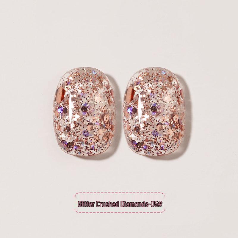 2024 Super Flash Silver Diamond Glitter Nail Polish Gel