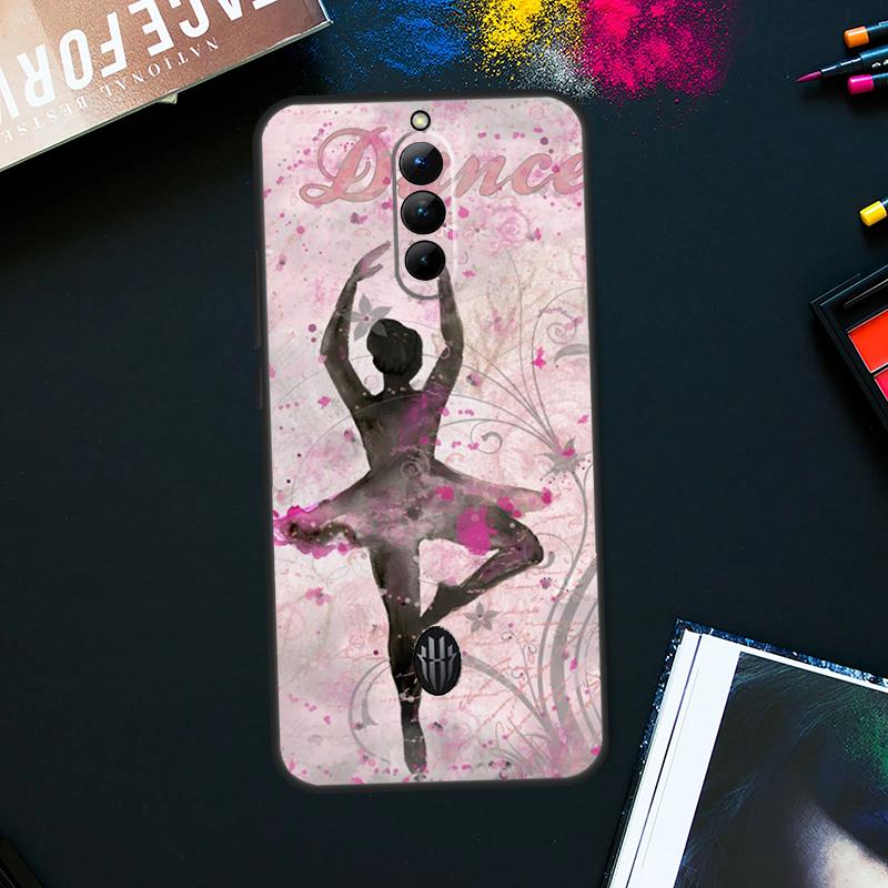 Ballerina Ballet Dance Girl Case For ZTE Nubia Red Magic 9 Pro Plus RedMagic 8 8S Pro Plus 6 7 6S 7S Pro 5S 6R 5G Cover