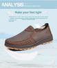 Large Size Men's Summer Breathable Casual Mesh Shoes - Old Beijing Style
