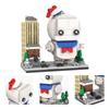 MOOXI Horror Movie Series MOC Bricks Car BrickHeaded Model Set DIY Building Block Kids Education Toys For Children Birthday Gift