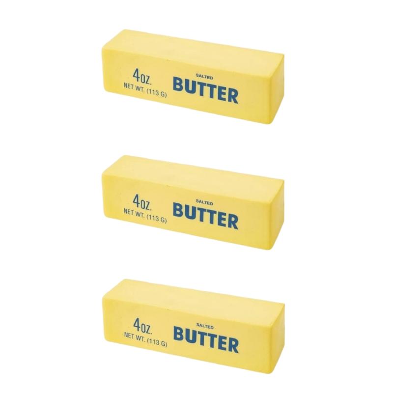 Yellow Soft Glue Butter Stick Decompression Toy Fidget Anti-stress Reliever Slow Rebound Interesting Decompression Prop