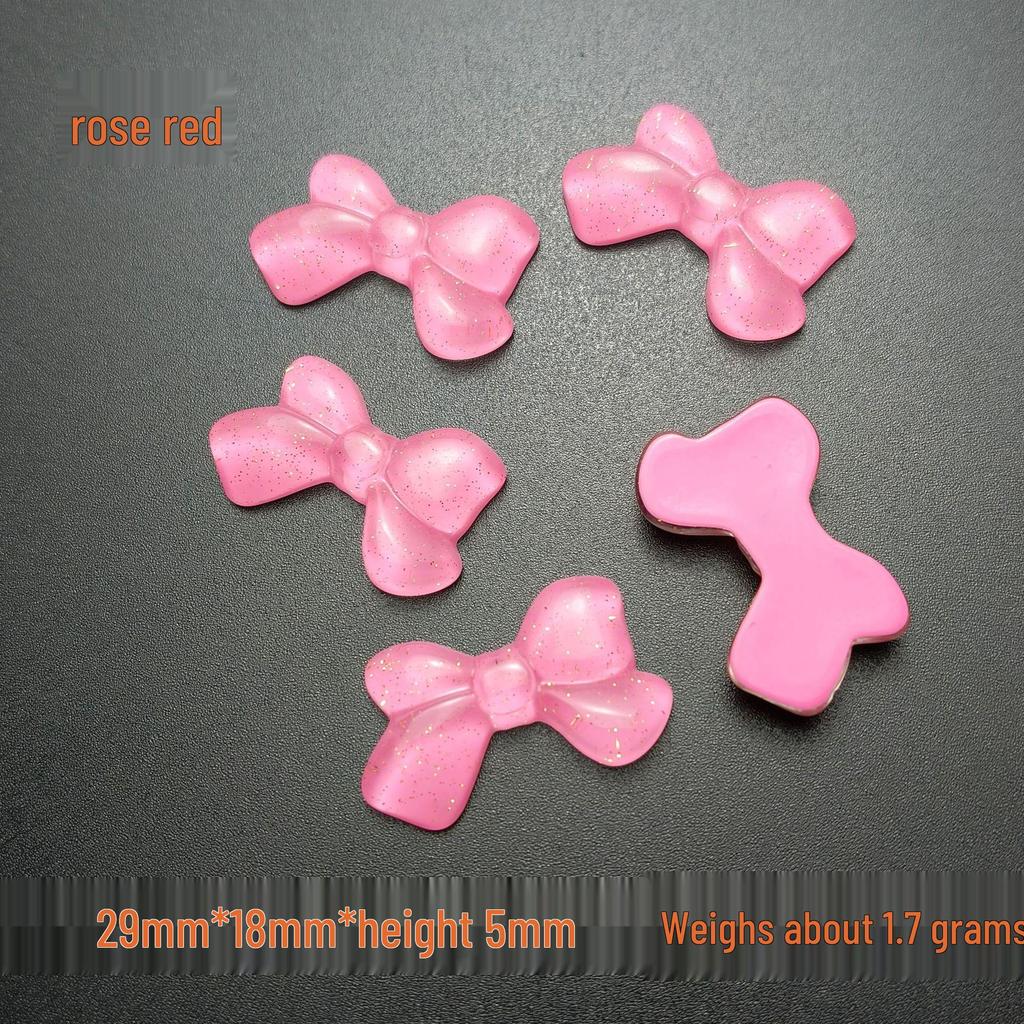 DIY Resin Bow Jewelry, Hair Clips & Claws, Phone Case Fabric, Refrigerator Magnet Materials