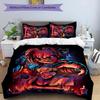 3pcs Chucky pattern bedding set duvet cover set includes duvet cover &pillowcases, perfect all season bedroom decoration & gift