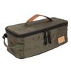 Camping-Kochgeschirr-Tasche 210D Karostoff Isoliert Kochutensilien Reisetasche mit PU-Griff für BBQ-Picknick