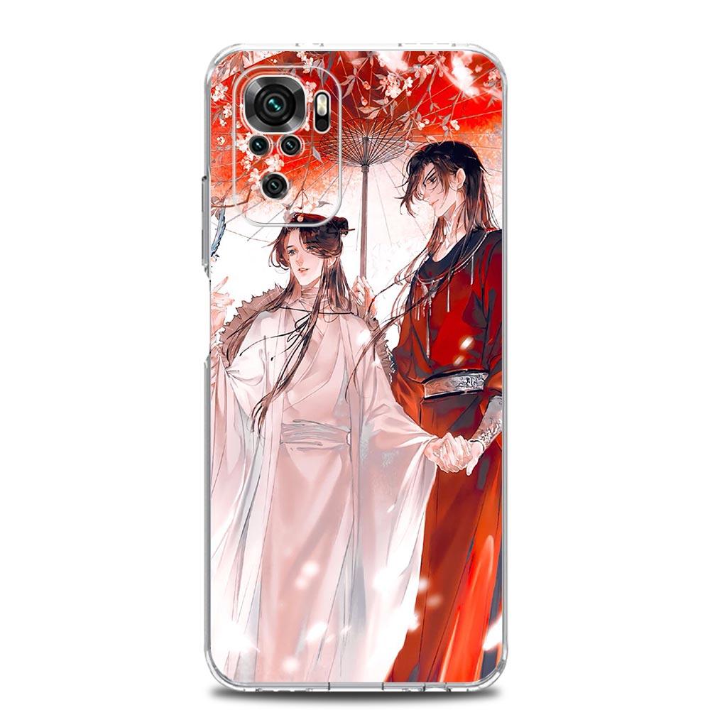 Phone Case For Xiaomi Redmi Note 14 13 12 4G 9S 9 10 11 Pro Plus 5G 14C 13C 12C 10C 9A Clear Cover Heaven Official's Blessing