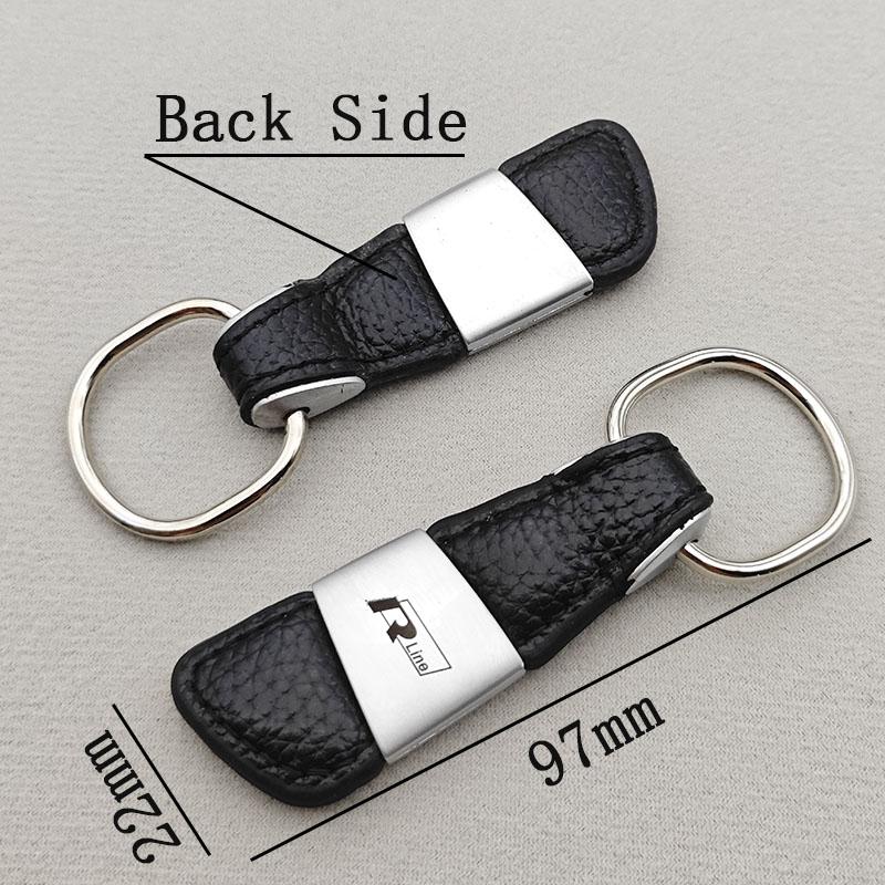 2026 Caldo Per Volkswagen VW Portachiavi Auto in Pelle alla Moda Regali per Donna Uomo Per Wolkswagen VW Rline R GTI Golf 5 6 7 8 GTD Polo Auto
