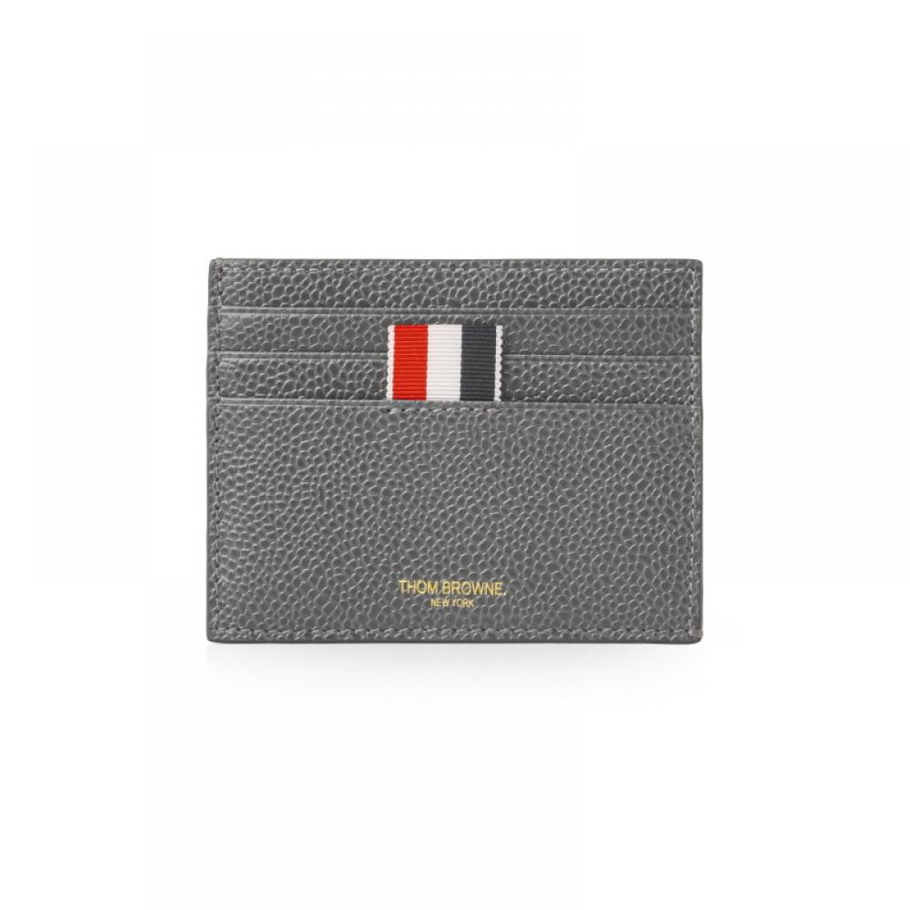 Thom Browne Pebble Grain Three Stripe Tab Card Wallet Maw031l 00198 025