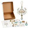 Constellation Jewelry Making Kit 12 Zodiac Beaded Ornament DIY Kit, Pendant Craft Set Unique Theme for Keychain Bag Decor, Handmade Hanging