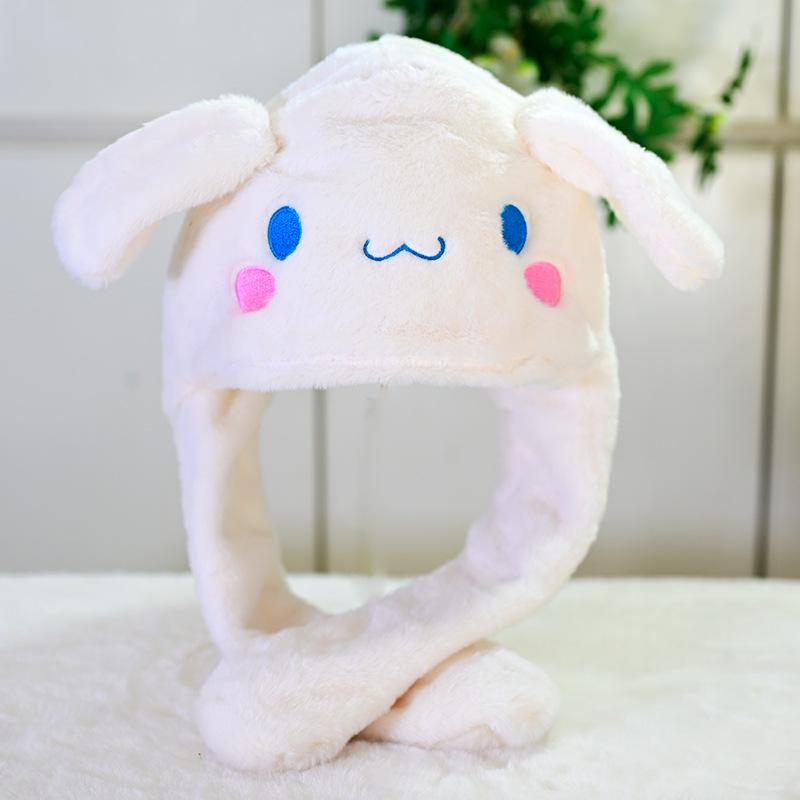 Net Celebrity Capybara Ear-Moving Plush Hat - Cute, Warm, and Neck-Protecting for Autumn and Winter