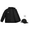 Li Ning Puffer Jackets Unisex Stand Collar Thickened Padded Puffer Jacket YTMV033-1