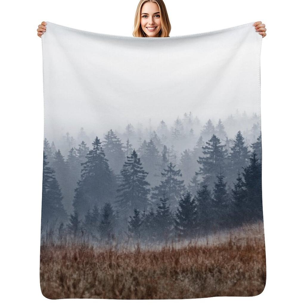 TROPICAL JUNGLE PATTERN Throw Blanket Wrinkle Resistant Lightweight Blanket