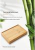Nanmu Bamboo Nine-Grid Snack & Fruit Storage Box with Healthy Compartments