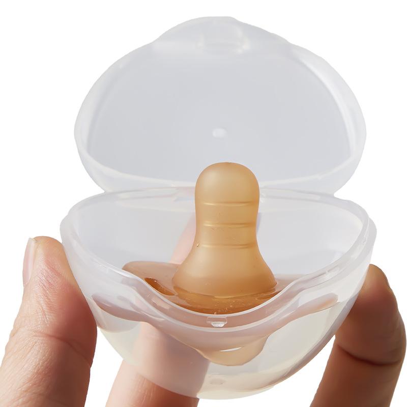 2 stuks/set Baby Speen Opbergdoos Baby Draagbare Speen Container Doos Voedselkwaliteit Tepel Koffer Baby Voeding Verpleging Accessoires