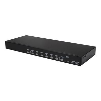 STARTECH Rack Mountable USB KVM Switch Kit - 8 Ports with On-Screen Display and Cables
