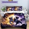3-teiliges Zwei-Tiger-Bettwäsche-Set - Weiche und bequeme Dekoration für Schlafzimmer, Gästezimmer und Wohnheim. Bettwäsche-Set 1 Bettbezug + 2 Kissenbezüge.W097
