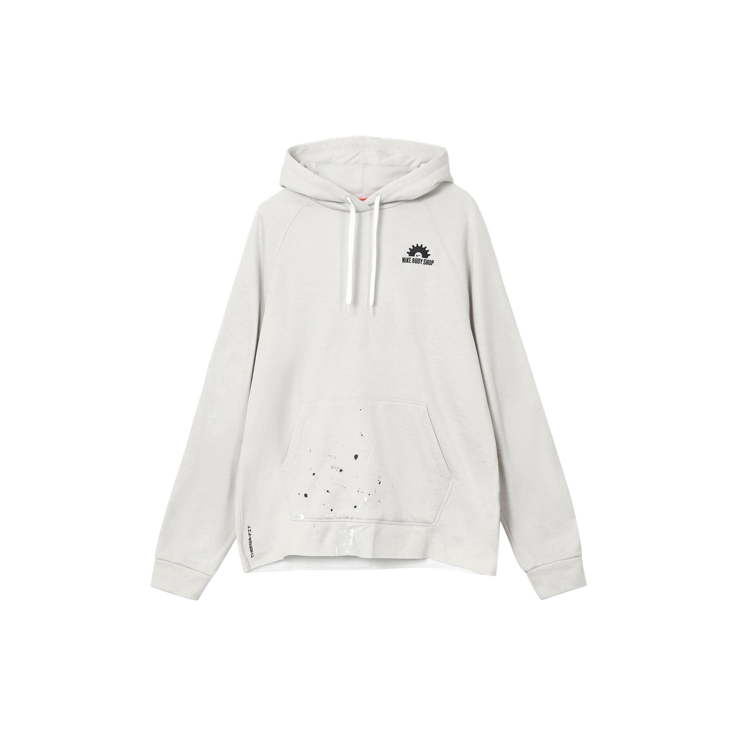 Толстовки Nike Мужские Белые С Капюшоном Средней Посадки Обычные DV9907-012 L