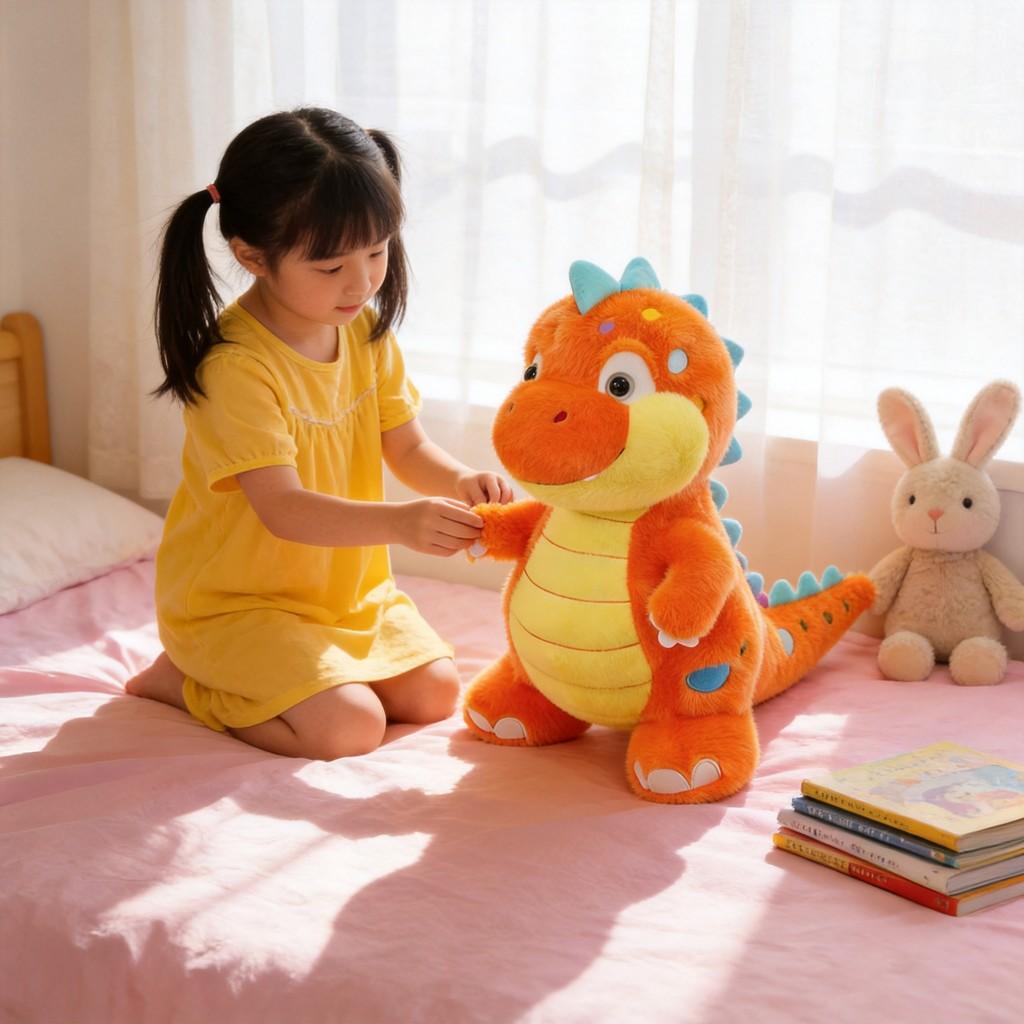 Dinosaurier Plüschtier Weiches Kuscheltier Für Kinder Geschenk Jungen Mädchen