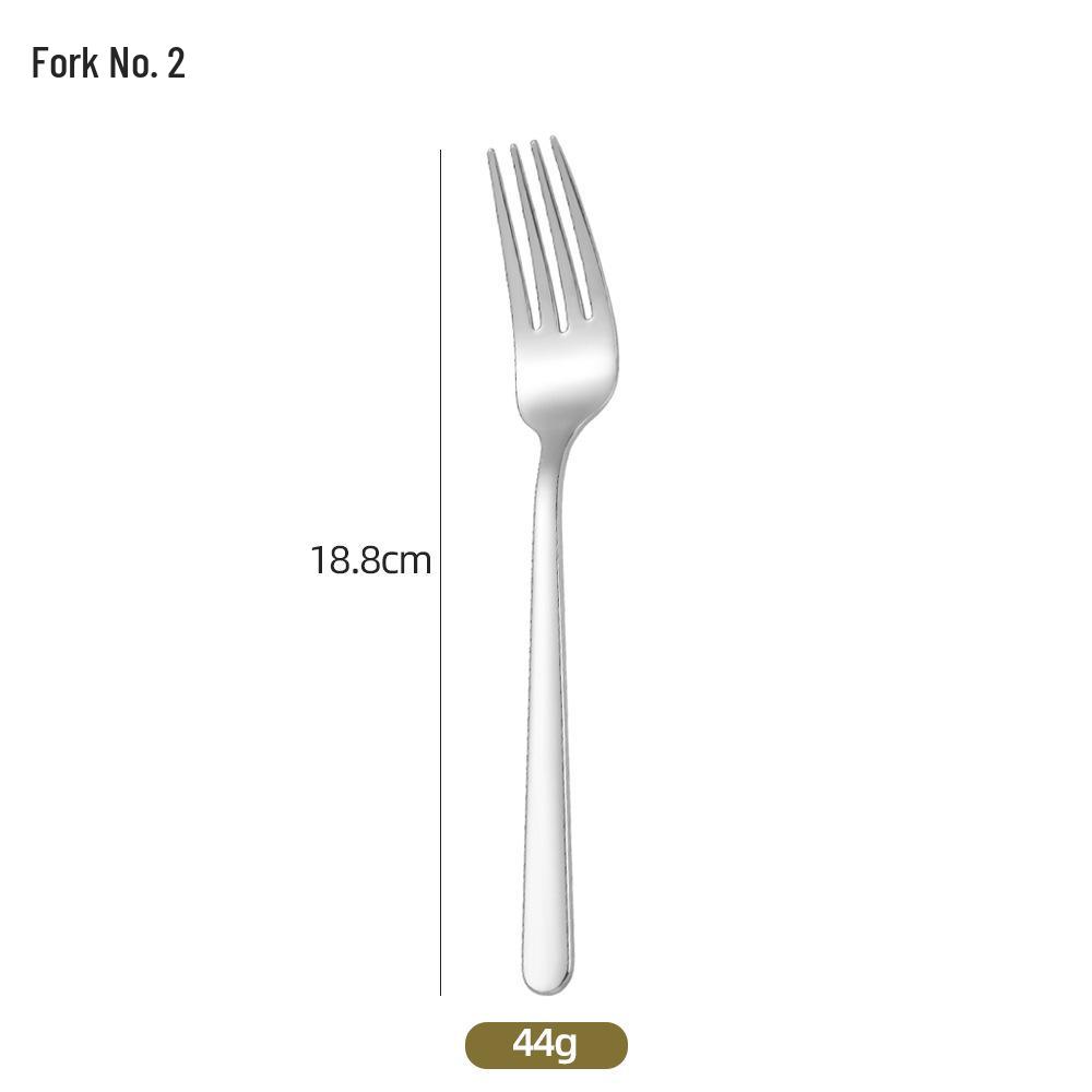 2025 Stainless Steel Western Cutlery Set: Thick 304 Stainless Steel Steak Knife, Fork & Spoon