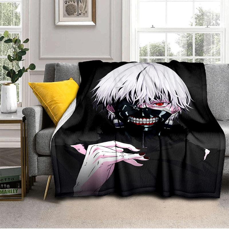 Tokyo Ghoul Kaneki's Struggle Blanket Suitable for Sofas, Beds, Offices, And Camping - Perfect Gift for Halloween Christmas