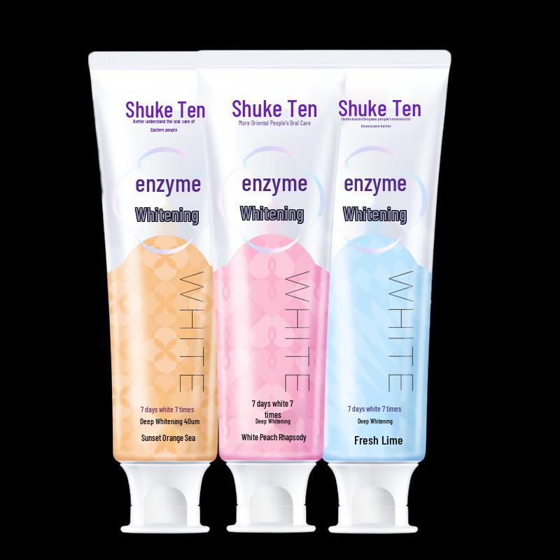 Saky French Enzyme Whitening Toothpaste Multi-Flavor Pack
