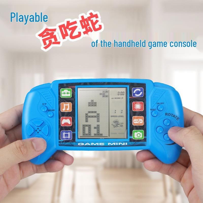 Classic Nostalgic Tetris Game Console for Children - Educational Retro Handheld Toy Gift