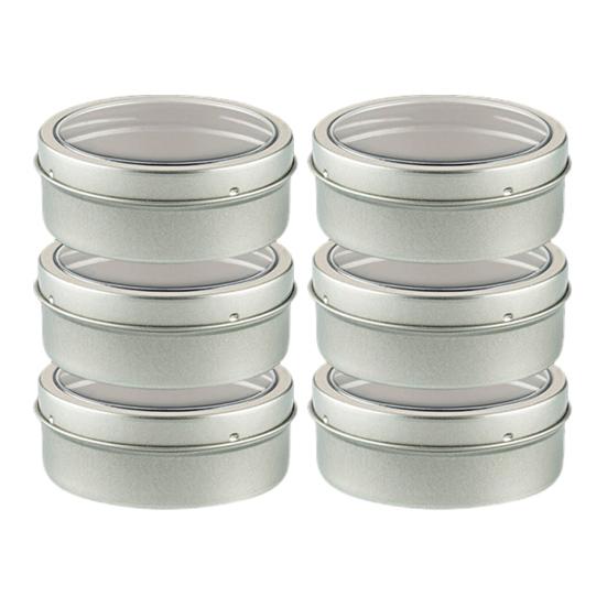 Magnetic Spice Tins with Lids Tinplate Kitchen Seasoning Box for Refrigerator