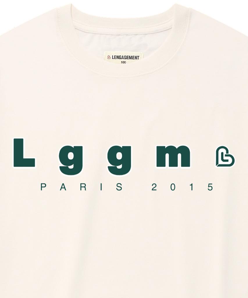 LENGAGEMENT Oversized Lggm Short Sleeve T-Shirt [Off-White]