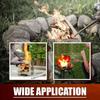 Telescopic Fire Blowing Tube Stainless Steel Fire-making Tool Practical Pocket Bellow  Outdoor